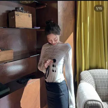 GILAARCHIVE 오프숄더 긴팔 T셔츠