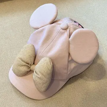 미니 귀달린 핑크 캡 petit main 50cm 키즈