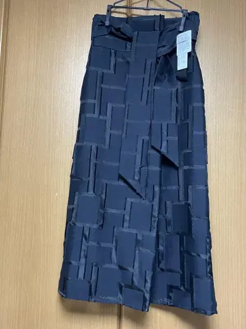 네이비 컬러 롱 타이트 스커트 36