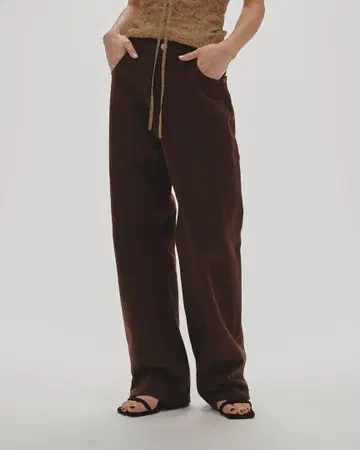[ 완판템 ] todayful Cary's Denim 브라운 24