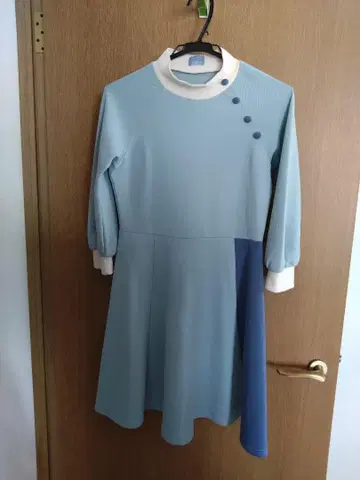 asaginyo x starblinc 스카이블루 미니 원피스
