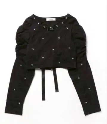 프렌치 걸리시 앙크루즈 하트 스핀들 파워숄더 상의 아이돌 계열