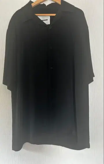 질 샌더 25ss 코튼 포플린 셔츠 블랙