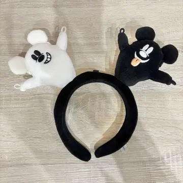 디즈니 할로윈 유령 머리띠 새상품급