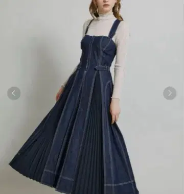 CASA FLINE 다크 데님 원피스