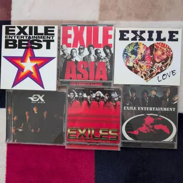 EXILE 컬렉션 CD 6장 세트입니다.
