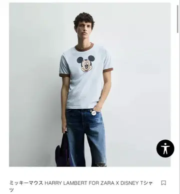 미사용 새상품 미키 HARRY LAMBERT ZARA T셔츠 품절
