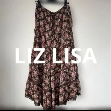LIZ LISA 미니 꽃무늬 가우초 팬츠