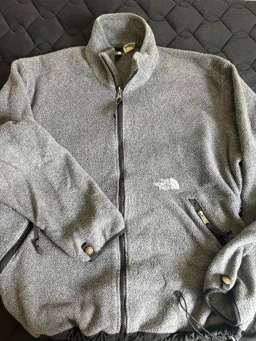 THE NORTH FACE 플리스 집업 재킷 자수 로고