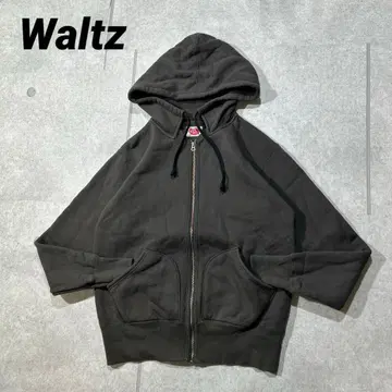 WALTZ 와츠 후가공 후드티 집업 후드티 다크 그레이 M