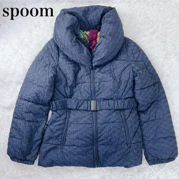 컨디션 최상 spoom 숄카라 퀼팅 자켓 네이비 XL