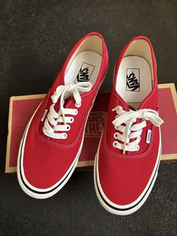 Vans Authentic 44 Dx 레드 10.0 US