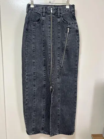 유나이티드 도쿄 데님 타이트 스커트 프론트 지퍼