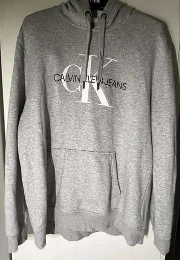 CALVIN KLEIN JEANS 그레이 후드티 L 사이즈
