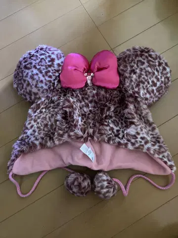 디즈니 팬캡 레오파드 무늬 미니