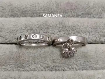 사만다 티아라 SILVER 반지 2개