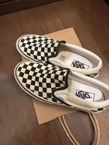 VANS 체커 패턴 슬립온