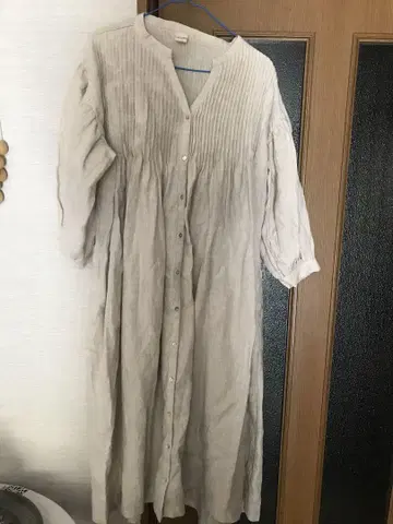 린넨 원피스 새상품급