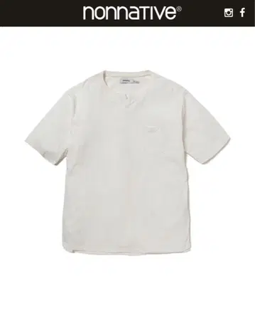 nonnative DWELLER S/S T-NECK TEE 화이트