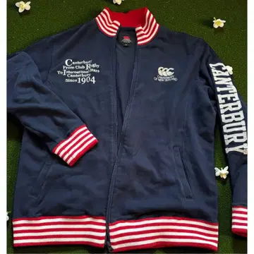 Canterbury 네이비 집업 후드티 4L