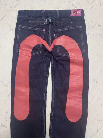 evisu donna 25 핑크 대흑 빅카모메 에비수 돈나