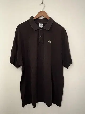 LACOSTE 블랙 피케 셔츠 9