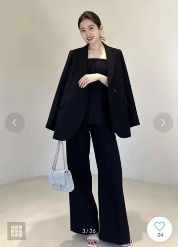anuans 핀턱 스트레이트 팬츠