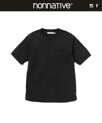 nonnative DWELLER S/S T-NECK TEE 블랙