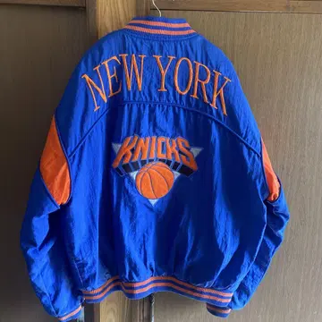 NBA 뉴욕 닉스 충전솜 나일론 자켓