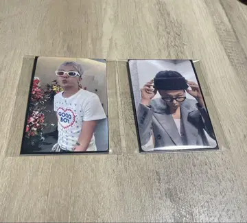 영화 G-DRAGON 지용 특전 포토카드 2장 지드래곤