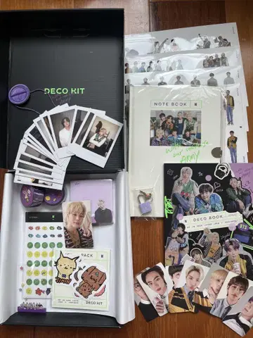 BTS DECO KIT 데코 키트 랜덤 트레이딩 카드 포함