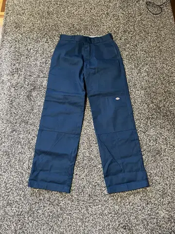 Dickies 더블니 네이비 워크 팬츠