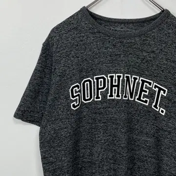 SOPHNET. 소프넷 아치 로고 티셔츠 그레이