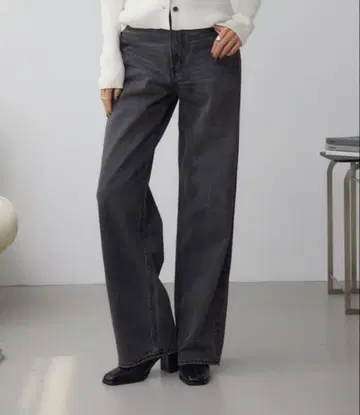 아줄바이마우지 와이드 데님 팬츠