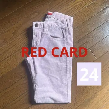 여성용 코듀로이 슬림 스트레이트 팬츠 24 사이즈