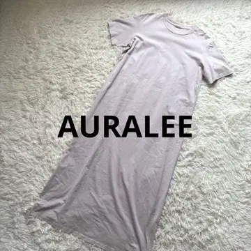 AURALEE 오가닉 코튼 컴팩트 원피스