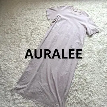 AURALEE 오가닉 코튼 컴팩트 원피스