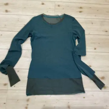 릴리트 그린 긴팔 티셔츠 약 63cm