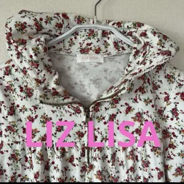 LIZ LISA 꽃무늬 후드티 프리 사이즈