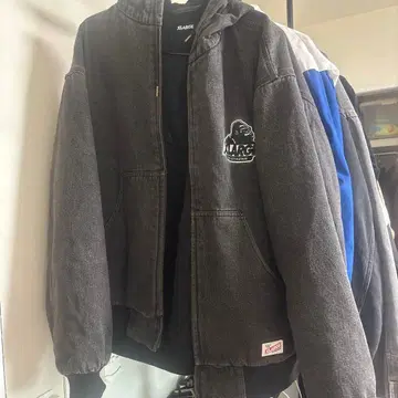 XLARGE 덕 후드 자켓 그레이