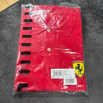 FILA x 페라리 피케 셔츠 L