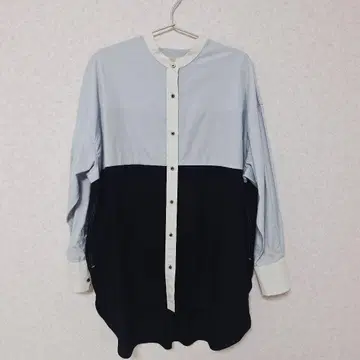 새상품급 Unpeu Femme 컬러 디자인 셔츠