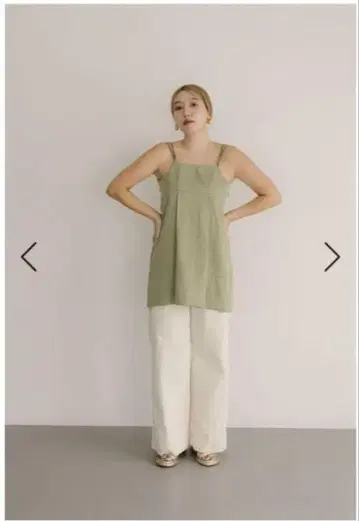 카베사 로쏘 올리브 그린 슬리브리스 탱크탑