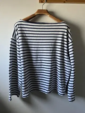 OUTIL 바스크 셔츠 화이트 네이비 3