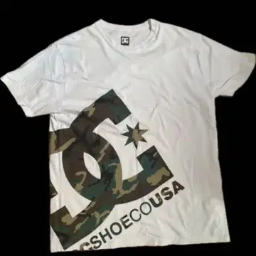 DC SHOE CO USA 카모플라쥬 T셔츠 L