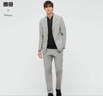 UNIQLO x Theory 감동 자켓 & 감동 팬츠 그레이 셋업