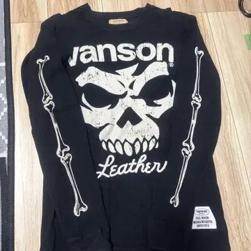 vanson 스컬 프린트 M 사이즈 티셔츠