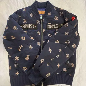[ 한국 명동 ALAND에서 구매 ] MAN.G 봄버 자켓 네이비