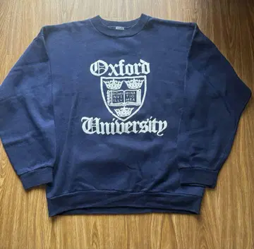 Oxford University 트레이닝복 네이비 맨투맨 빈티지
