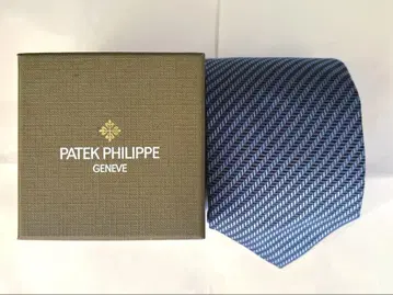 PATEK PHILIPPE 네이비 실크 넥타이